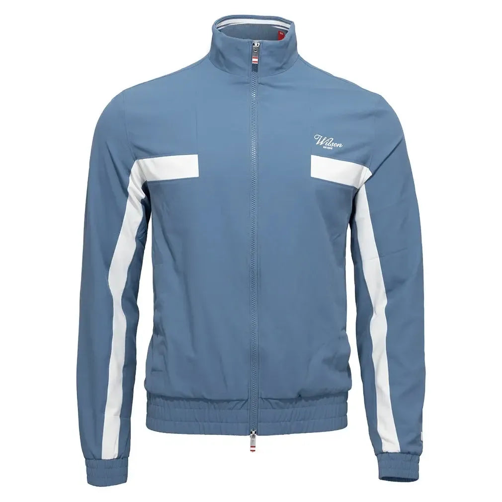 Wilson Men's Grand Slam Tennis Jacket Slate Blue | Tennis Express
