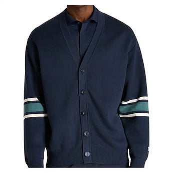 Men's Westport Classic Tennis Cardigan Classic Navy,Apparel,Wilson,Classic Navy,S,Tennis Express,WM00418U001001-F26-3