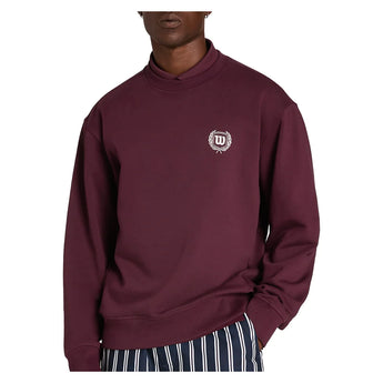 Men's Playstate Crew Tennis Sweatshirt Fig, Wilson, Fig, Tennis Express, WN00049R043001-F26-FIG-1