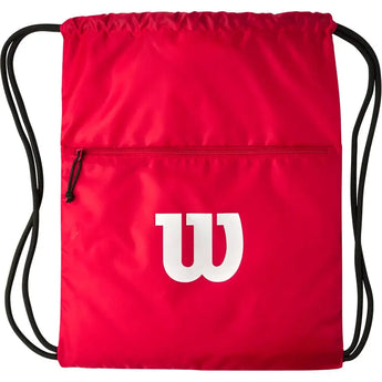 Pickleball Draw String Bag Red-Bags-Wilson-WR8908101-Tennis Express