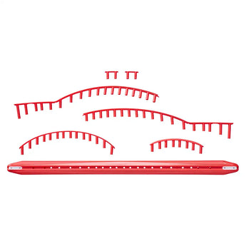 DEFYER 98 v1 FRM B&G Red,Racquets,Wilson,One Size,,Tennis Express,WRH0000701NS-1