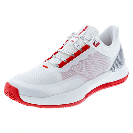 Women's Intrigue Tour CTC Tennis Shoes White and Wilson Red