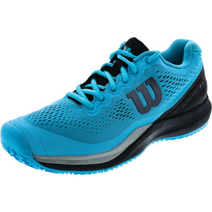 Men's Rush Pro 3.0 Tennis Shoes, Wilson, Blue, Tennis Express, WRS329960-B-BLUE-5