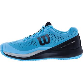 Men's Rush Pro 3.0 Tennis Shoes, Wilson, Blue, Tennis Express, WRS329960-B-BLUE-6