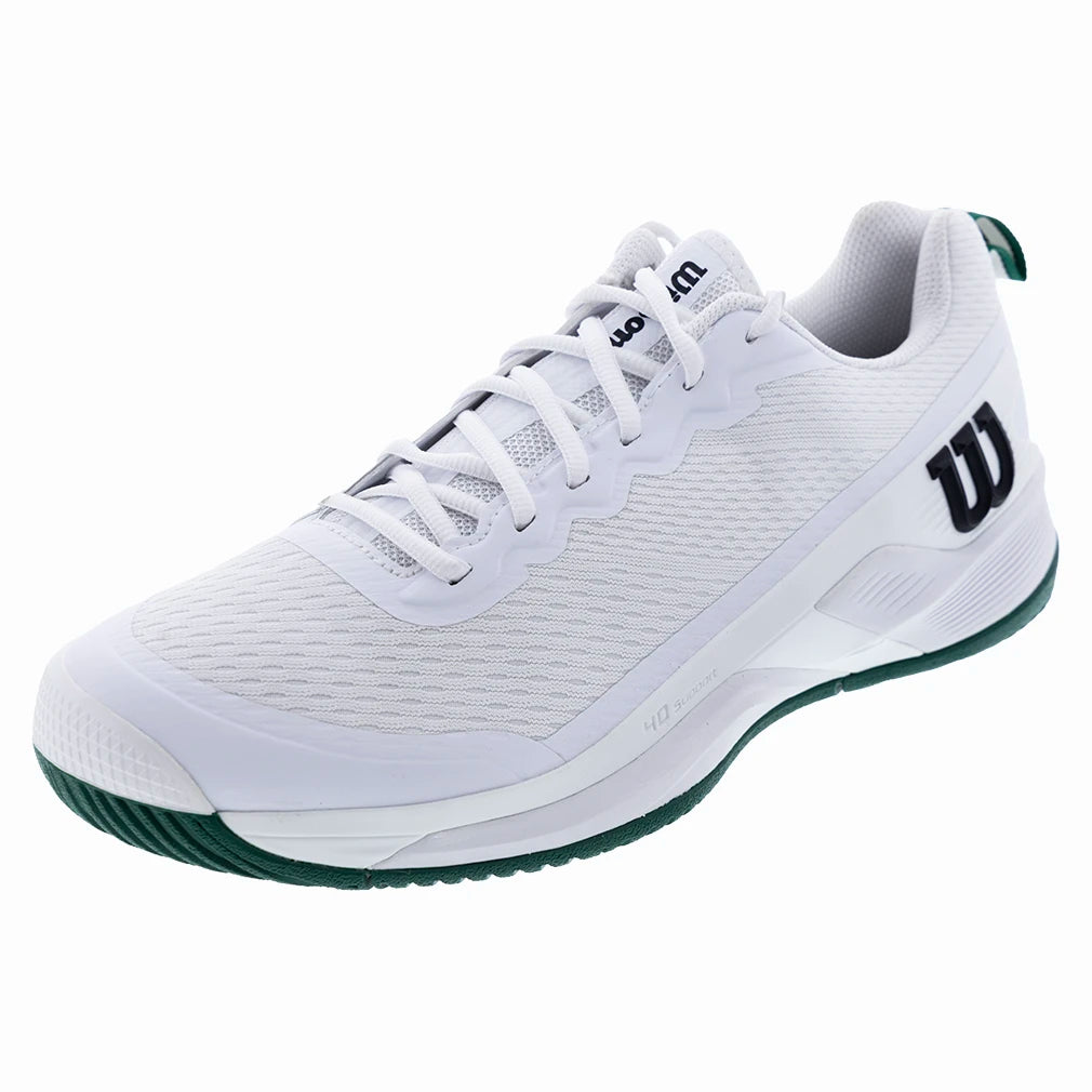 Men's Rush Pro 4.5 Tennis Shoes White and Aventurine – Tennis Express