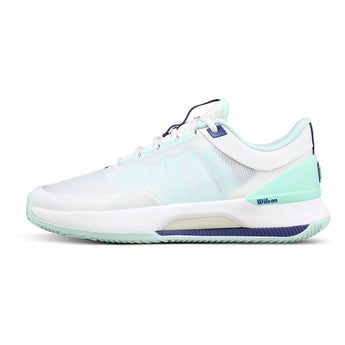 Women's Intrigue Tour Clay Tennis Shoes White and Bay-Footwear-Wilson-WRS338870U-1_7cd6e125-dcb2-4247-989d-e12fca9018d2-Tennis Express