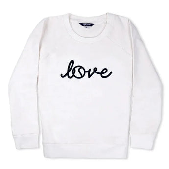 Women's Love All Tennis Sweatshirt-Apparel-Ame and Lulu-WSW-T-S25-LL-Tennis Express