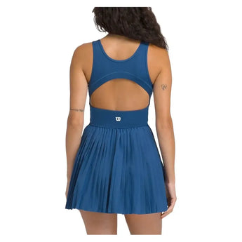 Women's Sportif Tennis Dress Court Blue-Apparel-Wilson-WW00211531-BUSF25-3-Tennis Express