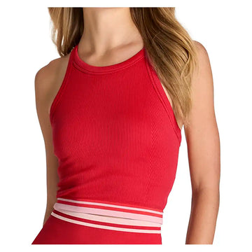 Women's On The Daily Tennis Brami Varsity Red