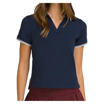 Women's Club Tennis Polo Classic Navy,Apparel,Wilson,Classic Navy,XS,Tennis Express,WW00306411DBC-F26-3