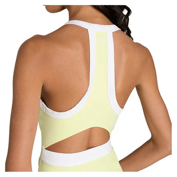 Women's Rally Halter Tennis Dress Tender Yellow,Apparel,Wilson,,,Tennis Express,WW00455Y008001-8