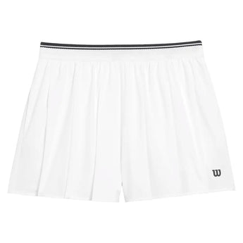 Women's Velocity 2 Inch Pleated Lined Tennis Short,Apparel,Wilson,WTA Bright White,XS,Tennis Express,WW00470511-wta-1