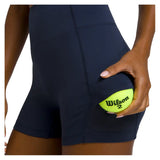 Women's Baseline Ball Tennis Short Classic Navy,Apparel,Wilson,,,Tennis Express,WW00553531DBC-BF26-7