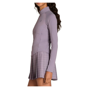 Women's Advantage Tennis Half-Zip Purple Ash, Wilson, Tennis Express, WW00556L019001-F26-2