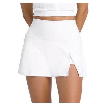 Women's Advantage Tennis Skort Bright White,Apparel,Wilson,Bright White,XS,Tennis Express,WW00607531WTA-F26-3