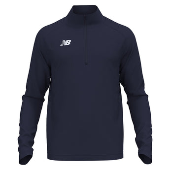 Men's Athletics Half Zip 2.0 Team Navy,Apparel,New Balance,Team Navy,S,Tennis Express,tmmt748gtnv_1
