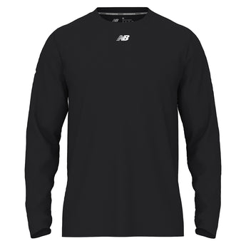 Men's Activate Long Sleeve Tech Shirt Team Black,Apparel,New Balance,Team Black,S,Tennis Express,tmmt771tbk_1