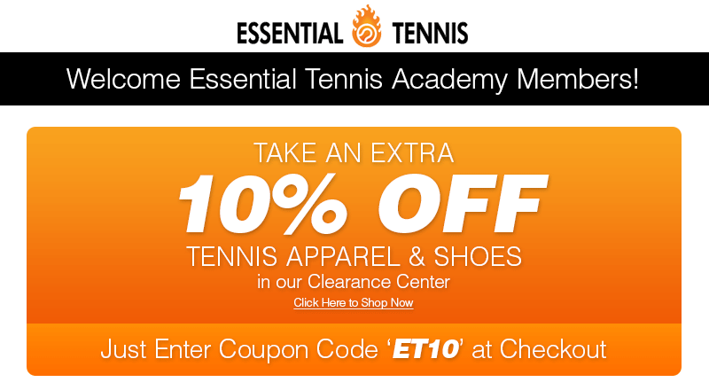 Essential Tennis Landing Page | Tennis Express