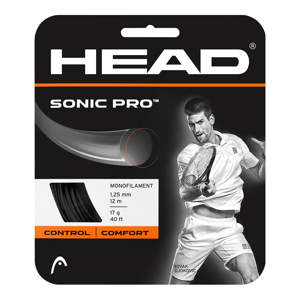 Head Sonic Pro 17g Strings Black