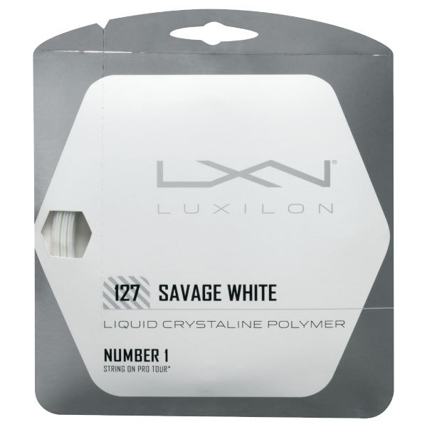 Luxilon Savage White 127 16G Tennis String