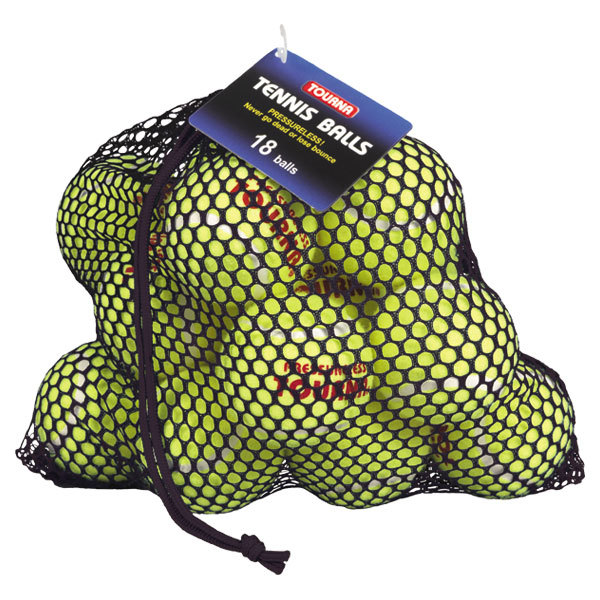 Tourna Pressureless 18 Pack Mesh Bag Tennis Balls | Tennis Express