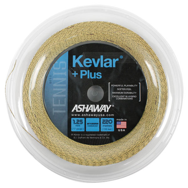Ashaway Kevlar Plus 1.25/17G 720 Foot Tennis String Reel