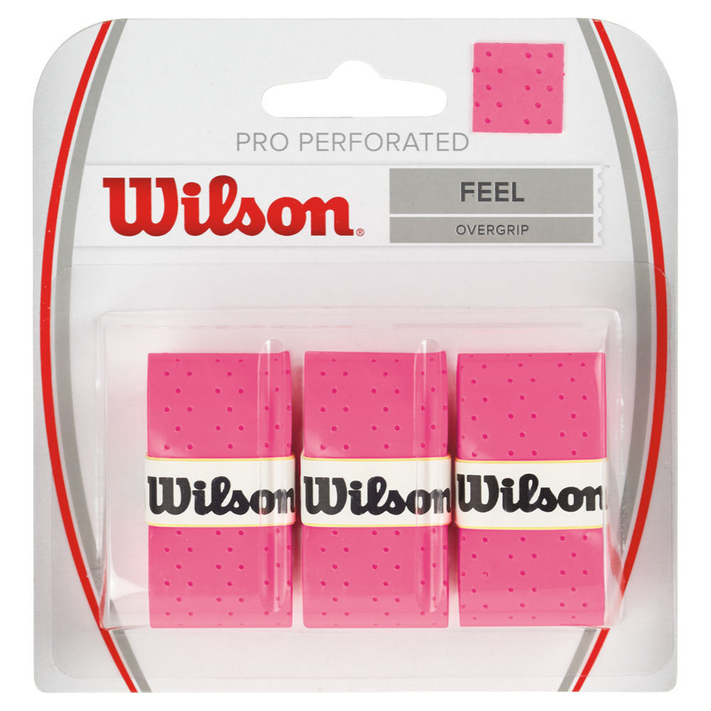 Wilson New Pro Overgrip Perforated 3 Pack