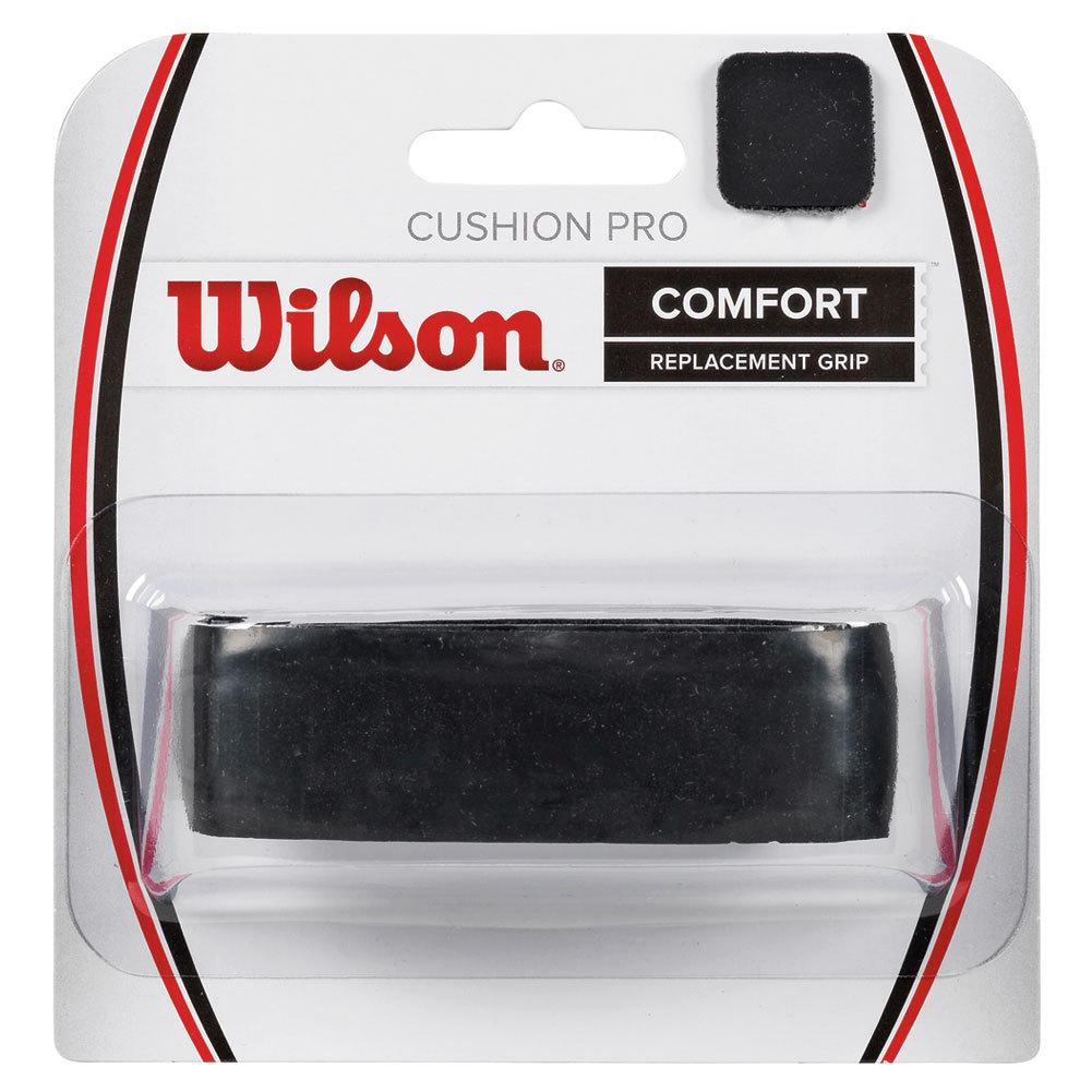 Wilson Cushion Pro Replacement Tennis Grip Black | Tennis Express