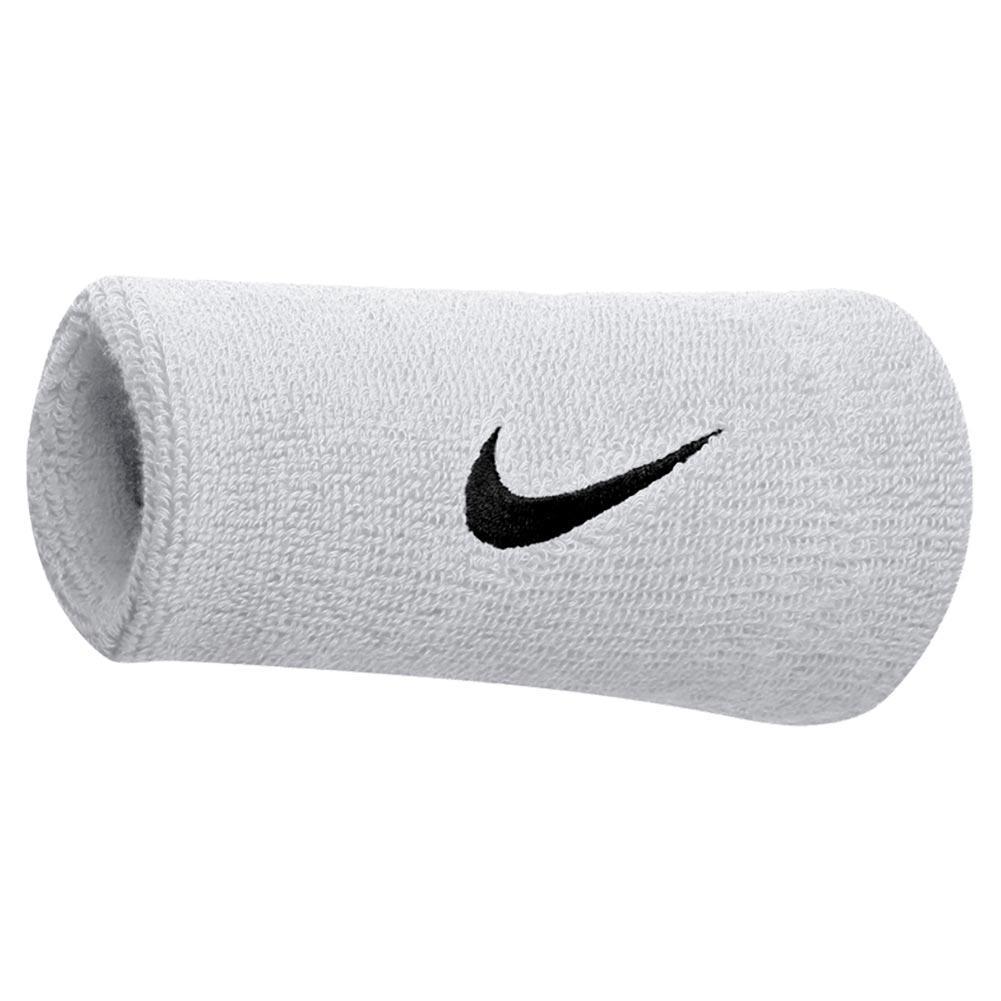 Nike Swoosh Doublewide Tennis Wristbands | NNN05-B | Tennis Express