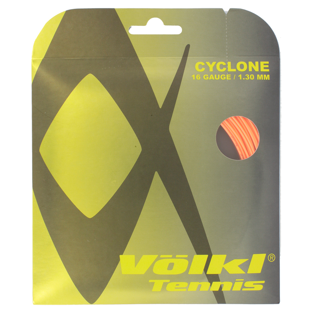 Volkl Cyclone 16G Tennis String in Fluorescent Orange | Volkl Polyester  Strings | Tennis Express