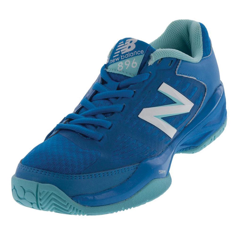 new balance light blue sneakers