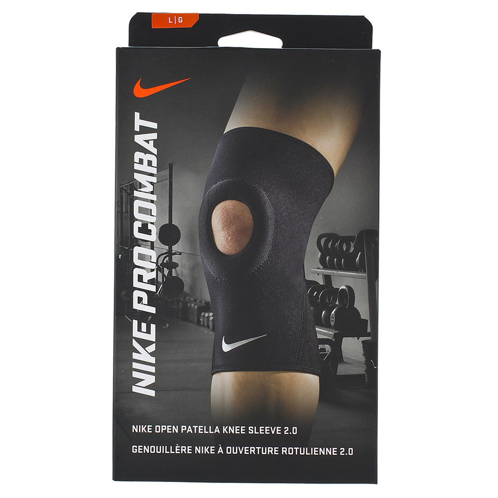 NIKE Open-Patella Knee Sleeve 2.0 Black | NMS38010 | Tennis Express