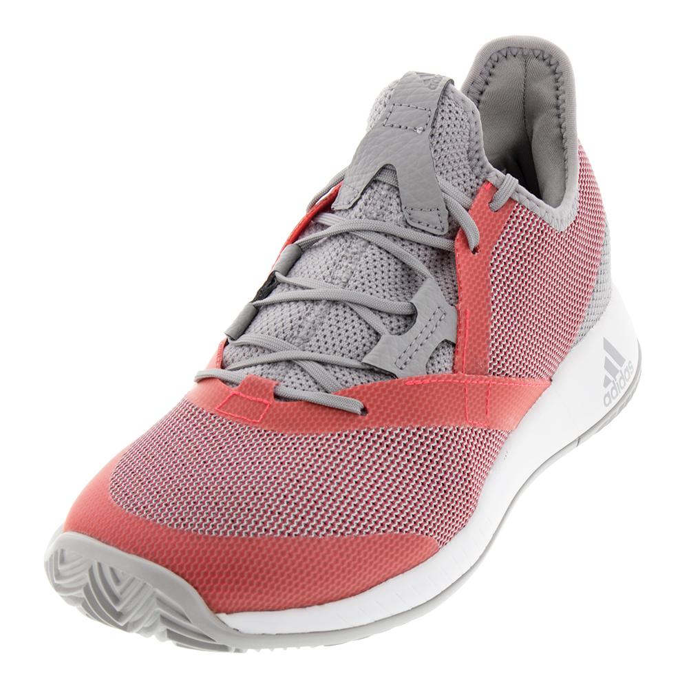 adidas red tennis shoes womens