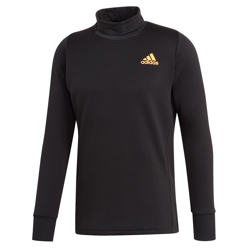 black adidas top mens