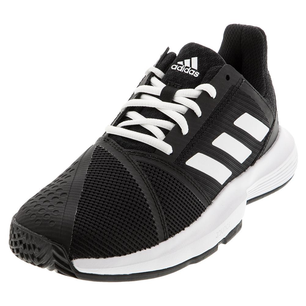 black and white adidas tennis shoes womens