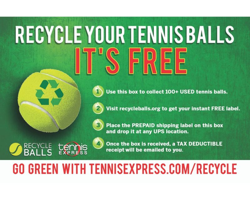 Go Green and Win $100 Tennis Express Gift Card - Tennis Express