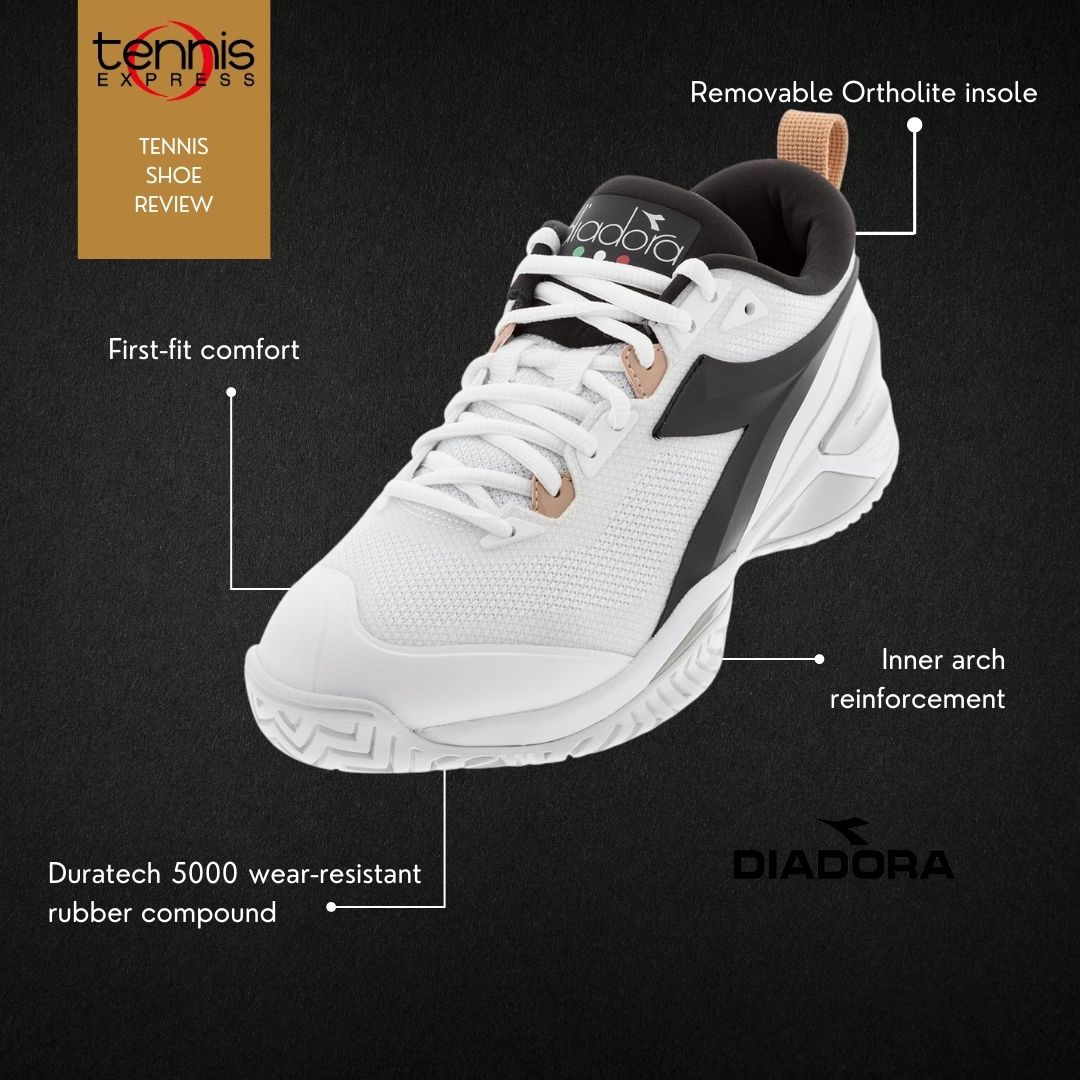 Tennis Shoe Review ~ A look @Diadora Speed Blushield 5 AG