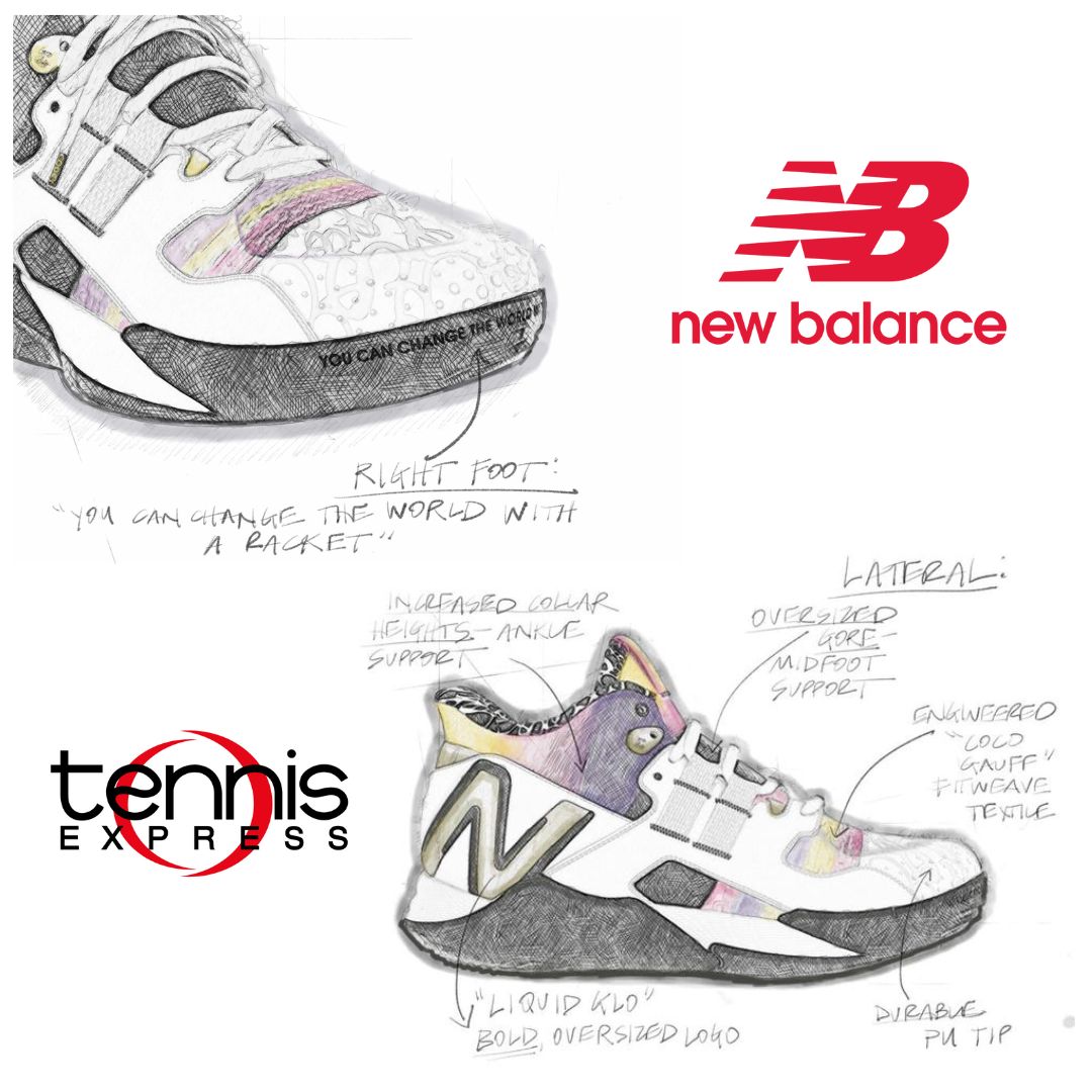 Signature Tennis Shoes by Coco Gauff and New Balance -
