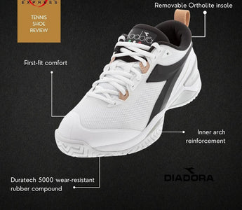 Tennis Shoe Review ~ A look @Diadora Speed Blushield 5 AG