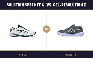 ASICS GEL-Resolution X vs. Solution Speed FF 4