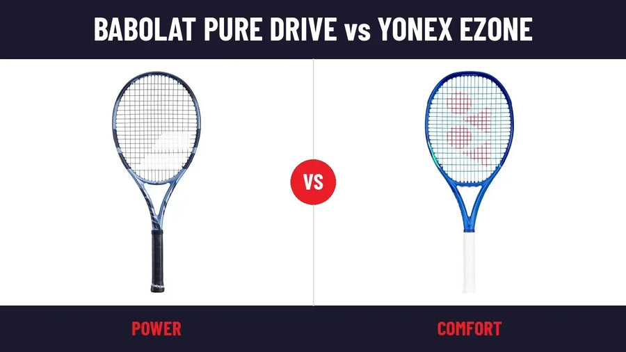 Babolat Pure Drive vs. Yonex EZONE