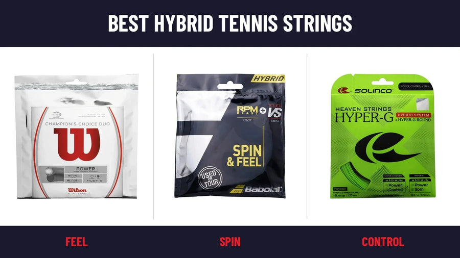 The Best Hybrid Tennis Strings: 11 Sets Worth Trying