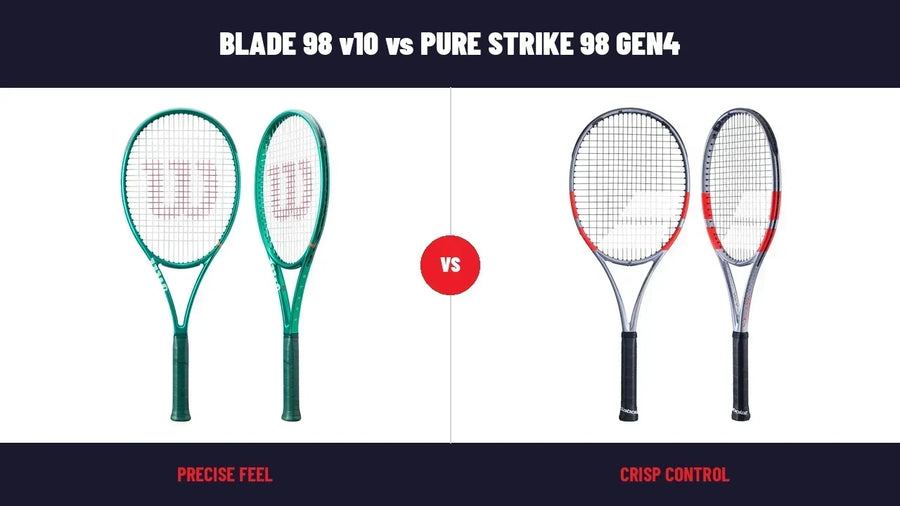 Wilson Blade 98 v10 vs. Babolat Pure Strike 98 2024: Which Control Racquet Is Right for You?