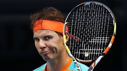 Tennis racquet strings and restringing