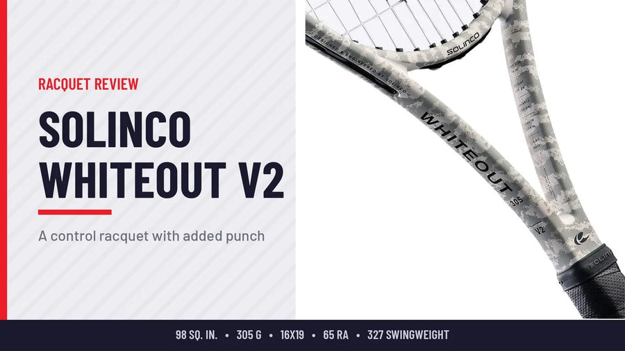 Solinco Whiteout V2 Tennis Racquet Review