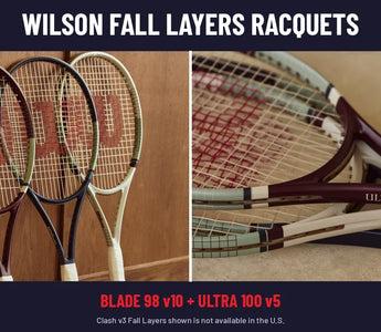 Wilson Fall Layers Racquets: The Blade 98 and Ultra 100 in Fall Colors
