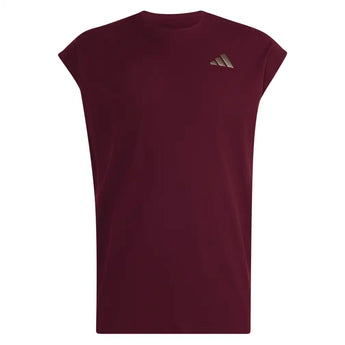 Men's New York Oversized Sleeveless Tennis Top Maroon,Apparel,Adidas,Maroon,XS,Tennis Express,KR9541-1