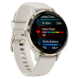 Venu 3S Fitness Watch Soft Gold and Ivory,Accessories,Garmin,,,Tennis Express,010-02785-04-3