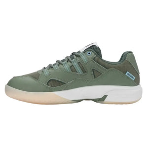 Men's Tura Team Pickleball Shoes Sea Spray and Dark Forest-Footwear-K-Swiss-04076-368F25-3-Tennis Express