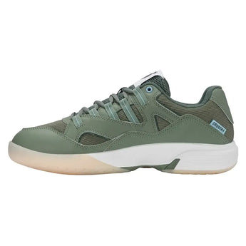Men's Tura Team Pickleball Shoes Sea Spray and Dark Forest-Footwear-K-Swiss-04076-368F25-3-Tennis Express